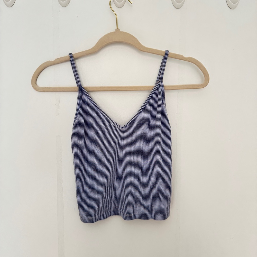 Striped Blue Cami Top